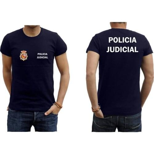 Brand T-Shirt Men 2019 Fashion Round Neck Best Selling Male Natural Cotton Shirt T-Shirt Police Judicial Rolling Stones T-Shirt