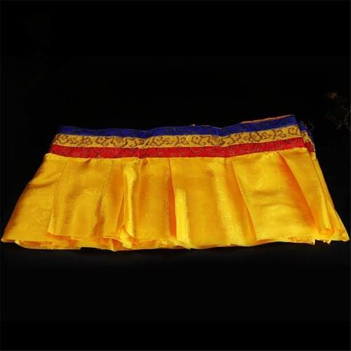 Tibetan-style Buddhist Temples Hotels Home Decorations Monochrome Buddhism Puma Drapery Wall Table Decoration 4.7 Meters