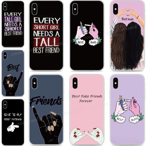 Bff Best Buds Friends Cover For Vsmart Active 1 Plus Star 3 JOY 4 Live BQ Aquaris X2 X Pro U U2 Lite V VS Phone Case Fundas