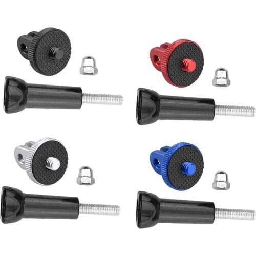 CNC Camera 1/4" Screw Adapter Converter Mount Set for Insta360 ONE X2 X Action Cameras Expand Tripod Wrist Strap Chest Strap