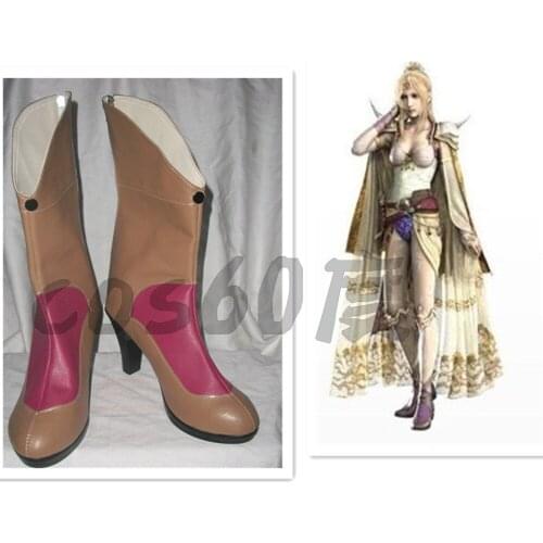 Final Fantasy 4 Rosa Farrell Female Cosplay Shoes Boots S008