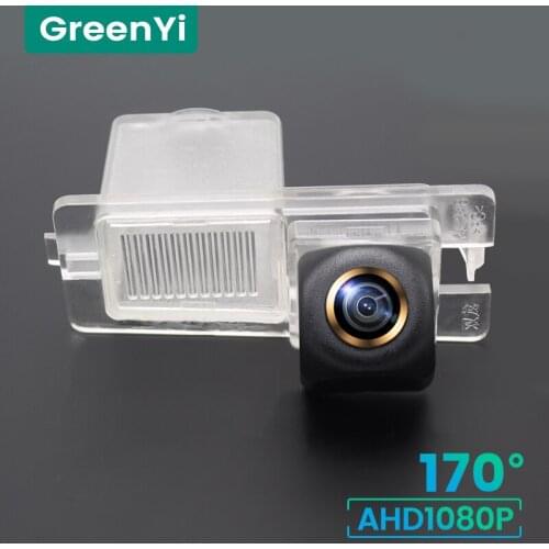 GreenYi 1080P HD 170° Car Rear View Camera For Ssangyong Rexton Kyron Korando Actyon Night Vision Reverse Vehicle Parking AHD