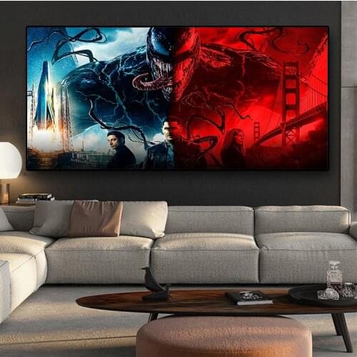 Marvel Movie Canvas Paintings Venom Let There Be Carnage Posters and Prints Wall Art Pictures for Living Room Home Decoration