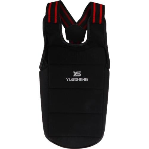 MagiDeal Unisex Karate Chest Guard Taekwondo Martial Art Chest Body Protector for Boxing Sanda Training Application S/M/L/XS/XL