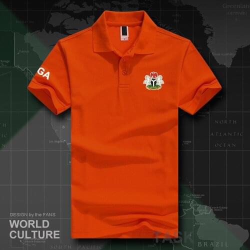 Nigeria Nijeriya Nigerian NG polo shirts men short sleeve white brands printed for country 2018 cotton nation team flag new 20