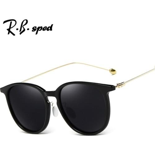 2017 New Polarized round Sunglasses women Luxury brand Leisure glasses Retro Vintage cat eye Sun Glasses oculos de sol feminina