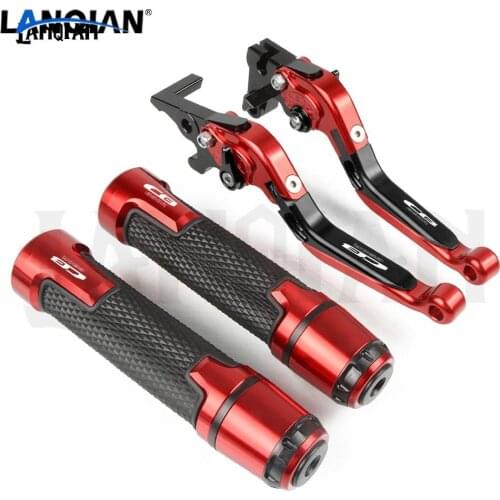 For Honda CB650R Motorcycle CNC Adjustable Brake Clutch Lever & 7/8 22MM Handlebar Grips CB 650R 2019 2020 CB650R Accessories