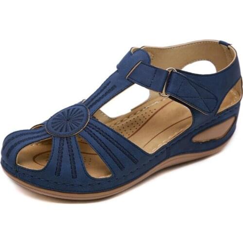 Plus Size Fashion Summer Women Sandals Female Beach Shoes Shoes Wedge High Heel Comfortable Light Platform Sandals 2020 New