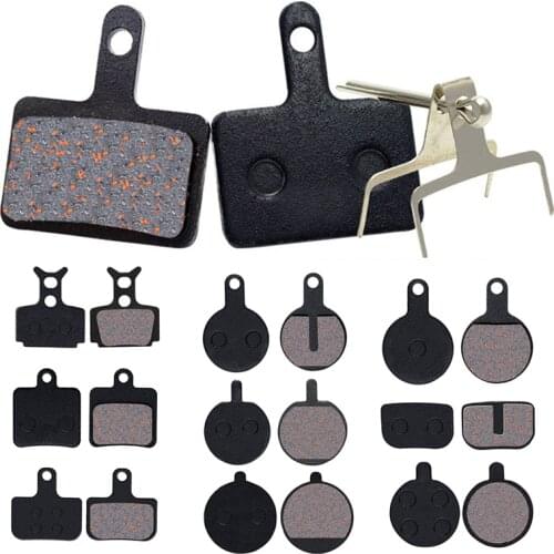MTB Bicycle Organic Resin Disc Brake Pads Cycling Black Bike Pads