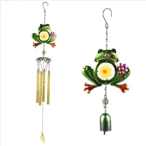 Handmade Frog Wind Chime Wall Window Door Wind Bell Hanging Ornaments Vintage Campanula Home Decoration Crafts Dreamcatcher