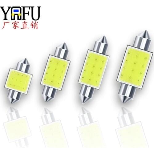 Foreign Trade Spot Car Led Roof Lamp Cob Double Point Lamp 31mm 36mm 41mm Cob Reading Lamp Clearance Sale Items Car Led Light