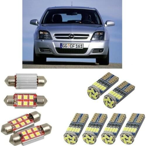 Interior led Car lights For Opel vectra c estate gts hatchback sedan z02 bulbs for cars License Plate Light 12pc