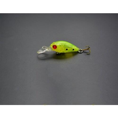 4g/5cm Artificial Crank Wobblers Freshwater Plastic Fishing Bait 3D Eyes High Quality Anti-Corrosion Fishing Lure Hard Lure
