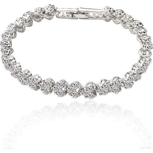 ZXSTYLE Bracelets With Diamonds