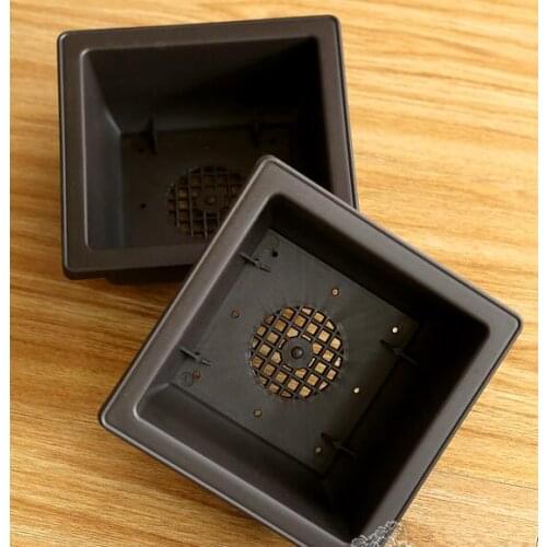 10pc/lot,square plastic Planting seedlings flower pots,nursery pot,More meat pots, Lithops,garden supplies