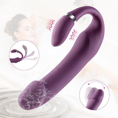 10 Speeds Powerful Dildo Vibrator For Couples Sex Toys Massager Anal Clit Heating Function Vibrator Soft Silicone Anal Sex Toys