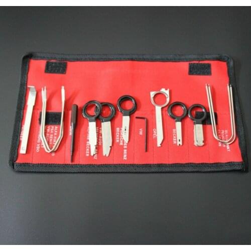 20pcs Vehicle Car Radio Door Panel Removal Realese Stereo Headunit Audio Keys Navigation Dash Trim Install Tools Kit HT275