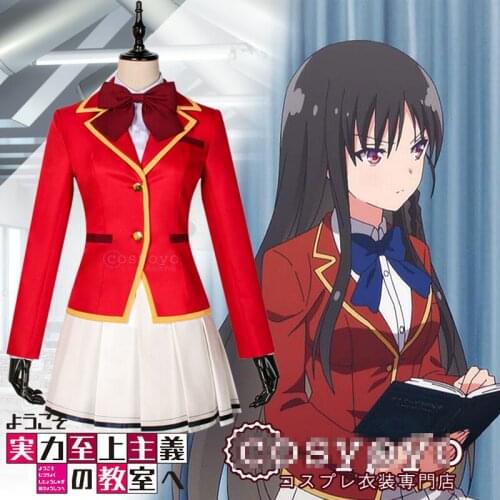 Anime Horikita Suzune Party School Uniforms Cosplay Costume Lolita Dress Hallowams Cos Brand New