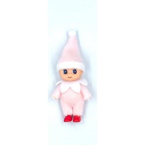 Free Drop Shipping Baby Elf Dolls with Feet Shoes Elf Toy with Movable Arms and Legs Christmas Baby Elves Doll
