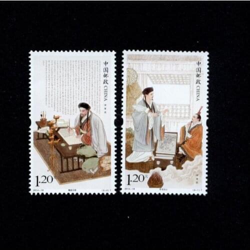 Zhu Geliang , 2 pcs / set China Postage Stamps For Collecting , All New For Collecton , 2014-18