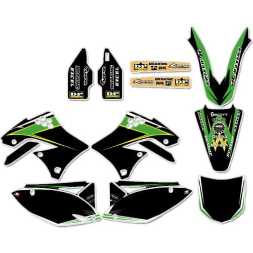 GRAPHICS & BACKGROUNDS DECALS STICKERS Kits for Kawasaki KX450F KXF450 2009 2010 2011 2012 KX 450F KXF 450