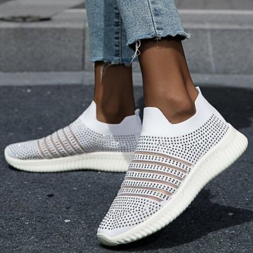 Zapatillas Sport Shoes for Women Breathable Fashion Running Sneakers Girl Walking Flat Non-slip Durable Outdoor Jogging Footwear