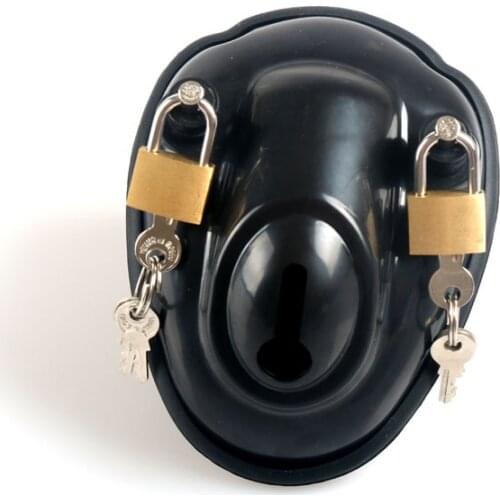 Male Chastity Device,Cock Cages,Penis Ring,Penis Lock,Adult Game,2 Cock Ring,Chastity Belt,Black