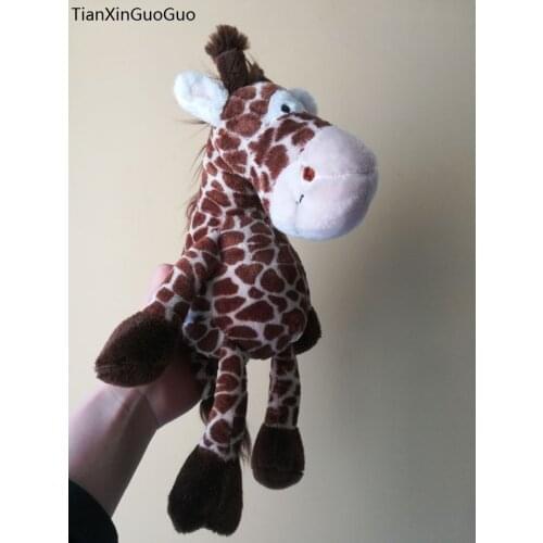 About 35cm cartoon giraffe plush toy jungle giraffe soft doll pillow toy Christmas gift b1457