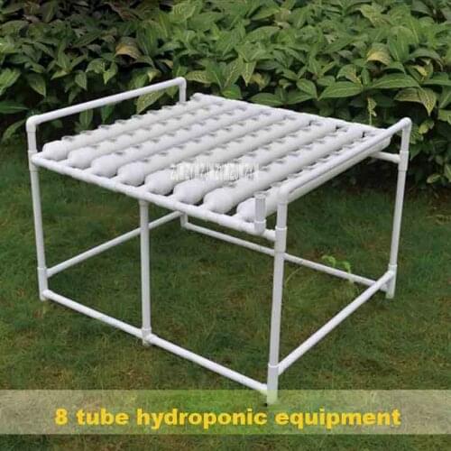 H8001 Portable Horizontal Eight-pipe Soilless Cultivation Planting Equipment Set Balcony Hydroponic Vegetable Planting Shelf 3MM