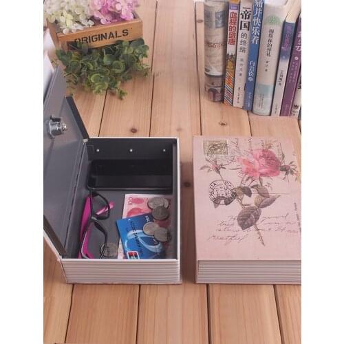 Hide safes Secret Book Simulation book safe with lock storage box piggy bank children creative hidden mobile phone stash
