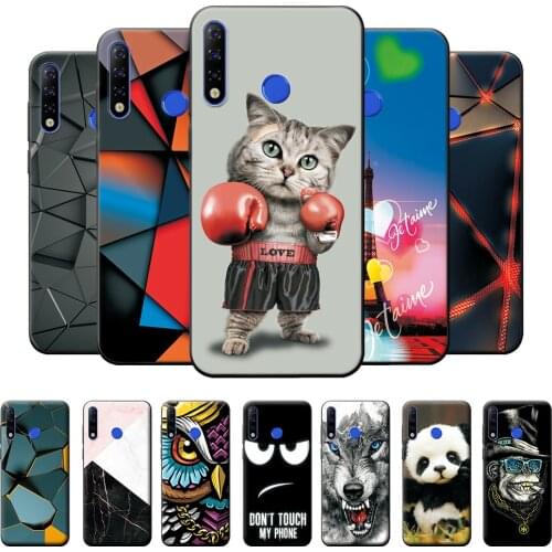 For Tecno Spark 4 / Camon 12 Cases Spark4 Soft TPU Silicone Phone Case For TECNO Camon 12 TECNO Spark 4 Silicone Case Cover 6.52