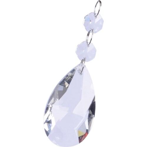 Teardrop Crystal Strands Hanging Crystal Beads Chain Garland Crystal Balls Chandelier Prisms Pendants Prisms Pendants Bead