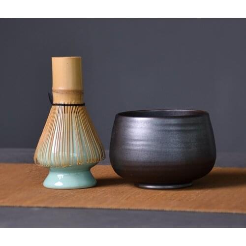 LUWU japanese ceramic matcha bowl tea tool cha bowls chinese kung fu tea accessories