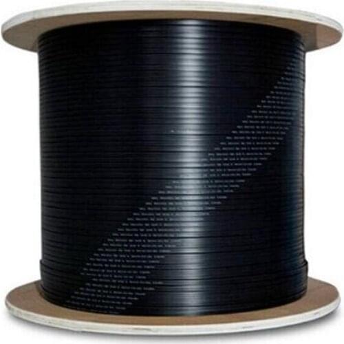 2000m/roll 2 Cores 3 Steel Wire outdoor G657 FTTH fiber optic Drop Wire Cable LSZH sheath G657A FTTH outdoo Fiber Optic Cable