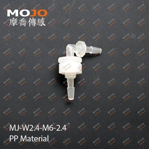 2020 MJ-W2.4-M6-2.4 Elbow type barbed water pipe connectors(100pcs/lots)