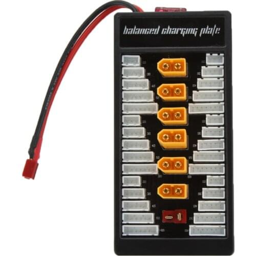 2S-6S Lipo Battery Parallel Charging Board Charger Plate TX60 Plug for Imax B6 B6AC B8 6in1 Charger RC Drone Quadcopter Parts
