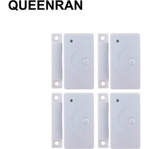 High Quality 433MHZ EV1527/PT2262 door open detector wireless home alarm window/door sensor detect door open, 4pcs free shipping