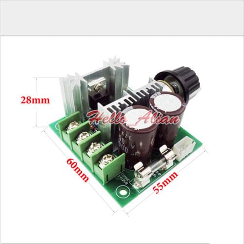 DC 12V 24V 36V 40V Max 10A PWM DC Motor Speed Controller 10-100% Switch Controller