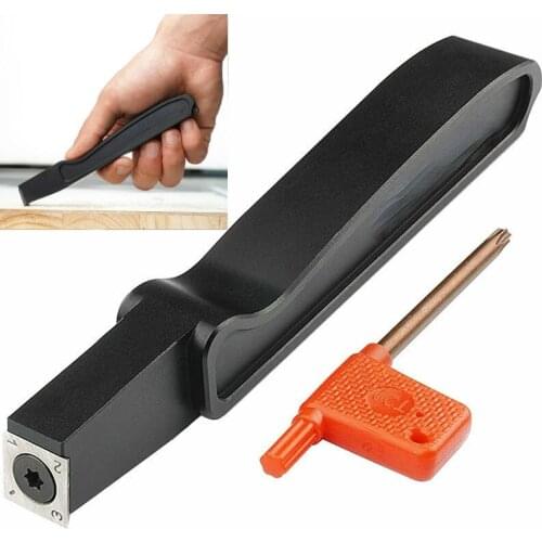 Woodworking Deburring Scraper with Carbide Insert Knives Remover Deburring Tool DIY Cleaning Degumming Tools Alloy Holder