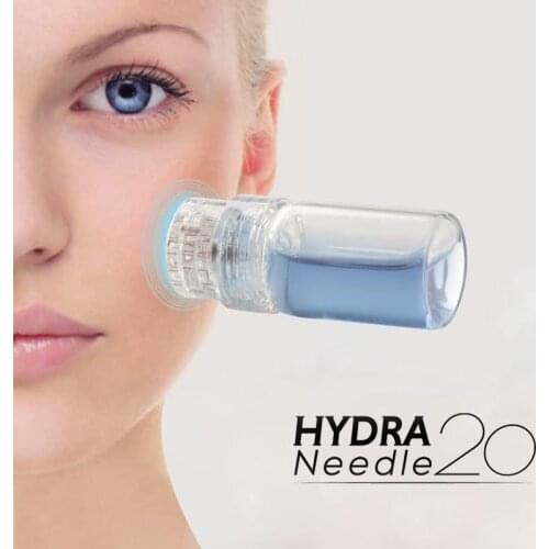 Hydra Needle Microneedle Tool and Serum Applicator Cosmetic Microneedling stamp 0.25mm aquagold fine touch aqua micro channel