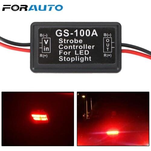 Taillight Flashing Controller Car LED High Position New GS-100A Smart Brake Brake Light Controller IP65 LED Light
