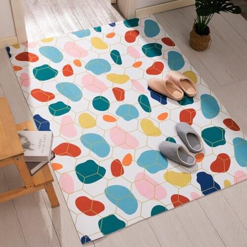 Door Mat Carpet Hallway Living Room Bedroom Entrance Floor Mat Carpet Anti-slip Washable Beautiful Printed Pattern Home Door Mat