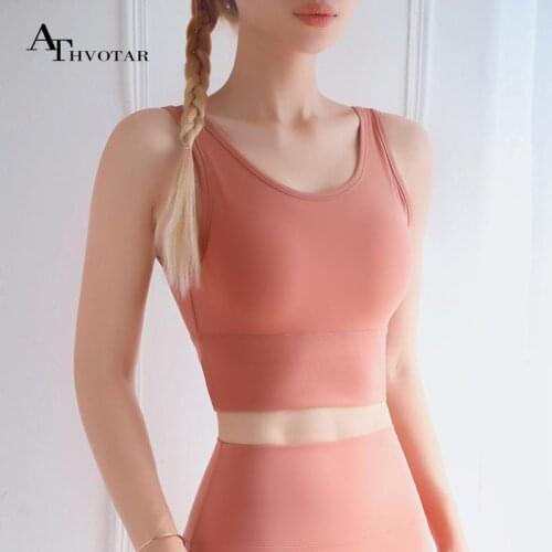 ATHVOTAR Summer Yoga Gym Crop Top Fitness Sports Female Sport Shirt Women Breathable Workout Outdoors Gym Top Women