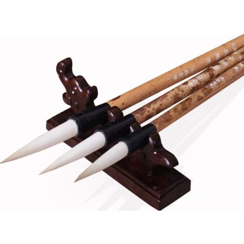 L/M/S Regular Script & Cursive Script Multiple Hair Chinese Traditional Calligraphy Painting Writing Brush Pen Craft Supplies