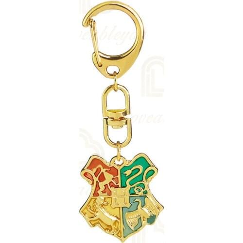 Hot Wizardry New Arrivals School of Magic Emblem Pendant Keychain Fashion Keyrings