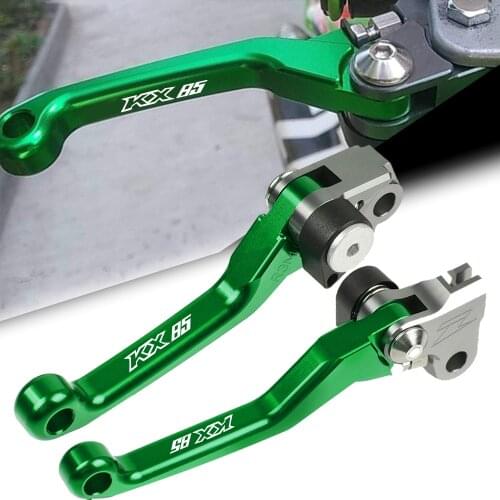 Motorcoss Dirt Bike Pivot Brake Clutch Lever For kawasaki kx85 kx 85 2001-2018 motorbike pit Bike motorcoss off-road accessories