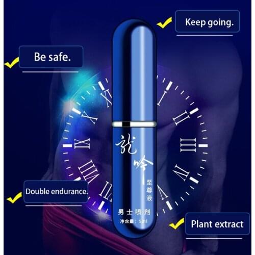 Mens delay spray 5ml prevents premature ejaculation for a long time without side effects. Male sex spray extends 60 minutes