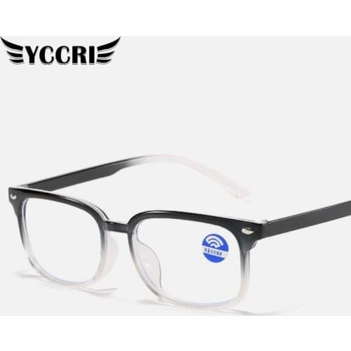 New multi color half frame flat computer lens men and womens blue light glasses folding and falling resistant fashion glasses