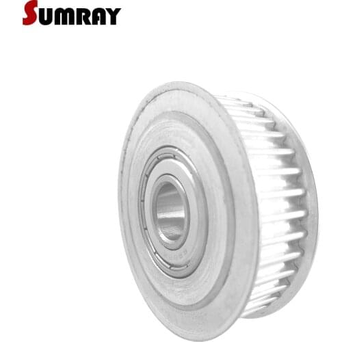 SUMRAY XL Idler Pulley 40T Bore 10/15/17/20/25/30mm Idler Timing Pulley With teeth Width 11mm Tooth Pulley Wheel for 3D Printer