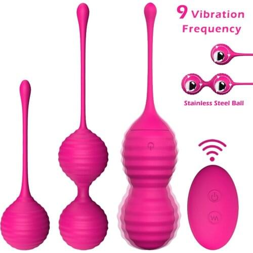 Vaginal Balls Wireless Remote Vibrator Sex Toys For Woman Vibrating Egg Vibrators For Women Kegel Balls Vaginal Tight exercise